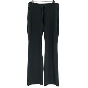 Athleta Pull-On‎ Elastic Tie Waist Athletic Yoga Pants Gray Size 8